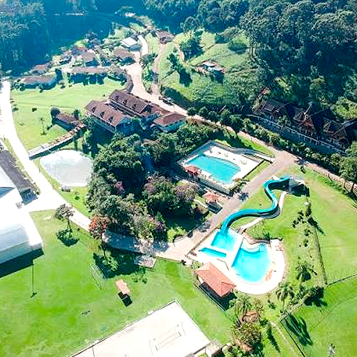 Vista aÃ©rea do Acampamento NR Sun